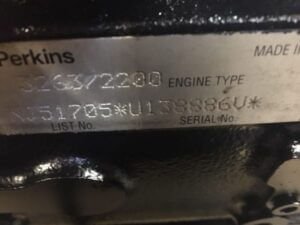 PERKINS 1104D-E44TA NJ51705 dzinējs (JAUNS)